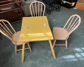 Vintage Children's Table Set