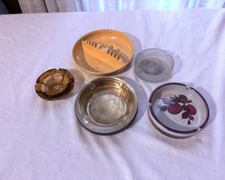 Collection of Vintage Ashtrays
