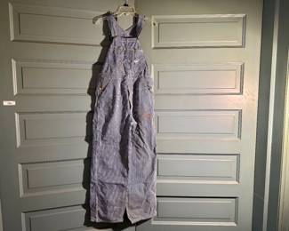 Vintage Lee Striped Overalls
