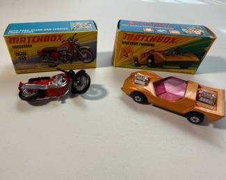 Matchbox No. 18 Hondarora & No. 4 Gruesometwosome