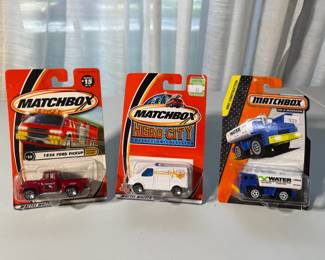 Collection of Matchbox Heros Die-Cast Vehicles