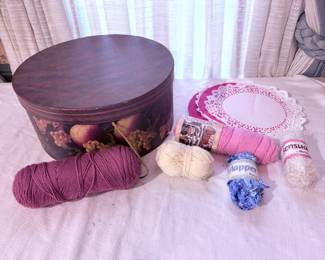 Decorative Yarn and Storage Box