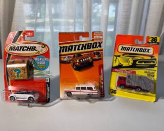 Matchbox Beetle, Cadillac Ambulance, & Garbage Truck