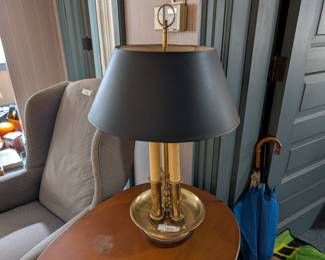 Elegant Brass Candelabra Lamp