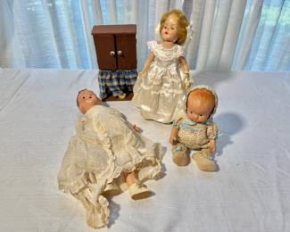 Vintage Doll Collection with Wardrobe