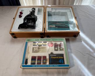 Tasco Microscope and Slide Kit