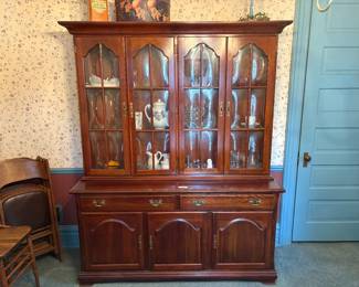 Vintage Mahogany China Cabinet