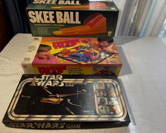 Vintage Board Game Collection (Star wars, skee ball, mouse trap)