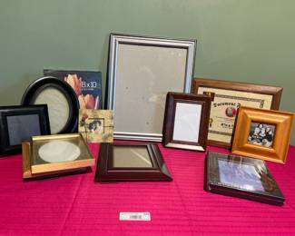 Assorted Picture Frame Collection