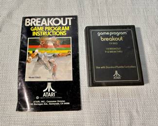 Atari Breakout Game Cartridge