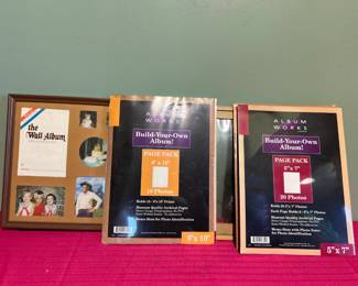 Assorted Photo Albums and Frames