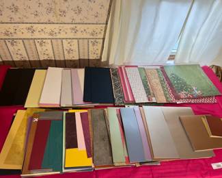 Assorted Scrapbooking Paper