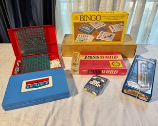 Vintage Board and Card Games Set