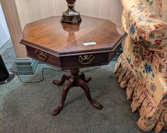 Vintage Octagonal Side Table
