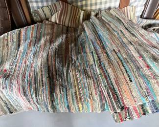 Selection of rag rugs