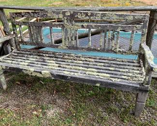 Teak bench