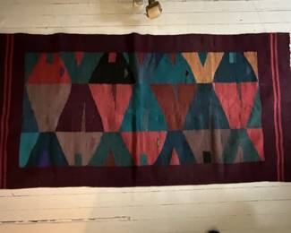 Geometric rug 2x5 ft