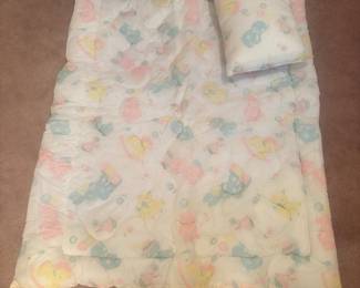 Vintage baby blanket. Also have vintage baby clothes and other items