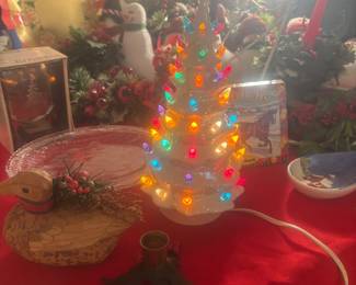 Vintage mini Christmas tree