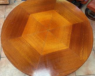 Lace wood table surface by John Brannon with Certificate of Authenticity