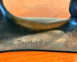 Robert Deurloo 'King Thunder' 7" bronze sculpture - signature 285/1000