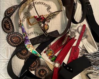 Vintage Chico's and other belts