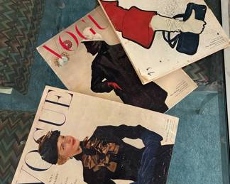 1940s Vogue magazines