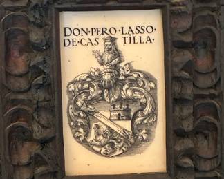 Don Pero Lasso de Castilla framed tile