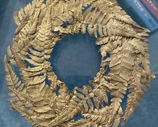 Vintage Michael Michaud fern trivet