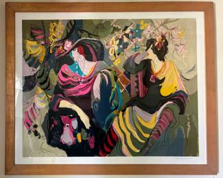 Isaac Maimon serigraph 'Gazebo' signed and numbered 215/275