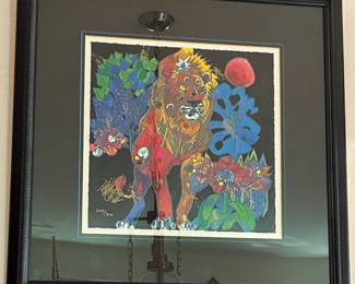 Jian Tie-feng serigraph signed and numbered