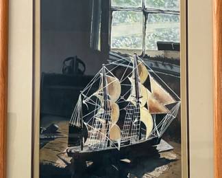 Helen Ortega painting