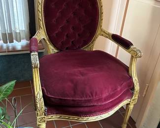 Vintage Louis XVI chair replica