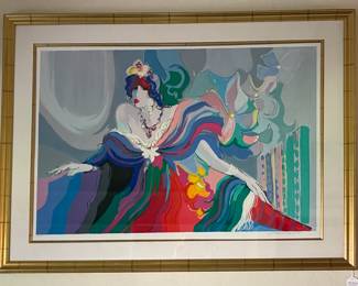 Isaac Maimon serigraph 'Courtesan' signed and numbered 246/275