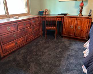 MCM wraparound bedroom set