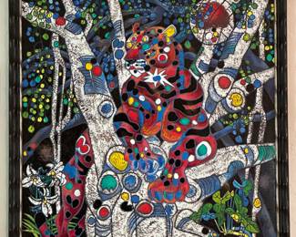 Jian Tie-feng serigraph 'Vigilant' signed and numbered