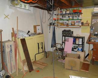 All the tools, and all the items in the workroom are going to be for sale