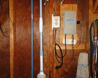 Up and down and all over, the garage is just a treasure trove