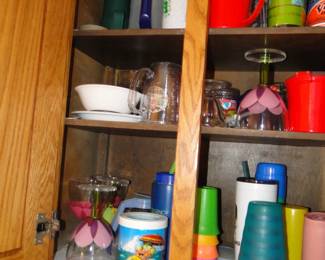 More fun plastic and glassware