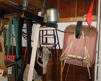 The garage is also a trove of treasures, just waiting to be found