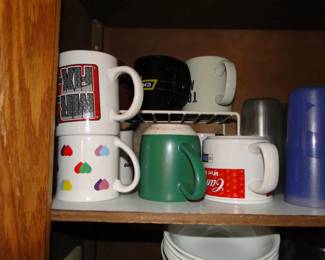 Various mugs and what have yous