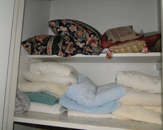 Clean linens, and towels, and pillows too