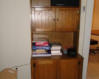 Tall compact hutch, can be used in the kitchen, pantry, laundry room, den, bedroom, garage, oh heck, any room in your home