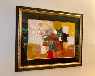 John Hyche abstract mixed media painting
47” x 57”