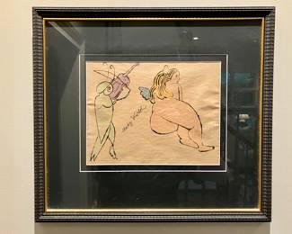 Andy Warhol "Cricket Serenade"
19” x 17”