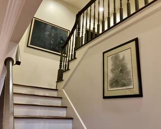 upstairs