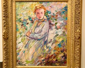Barbara Evans oil on canvas painting
23.5” x 28”