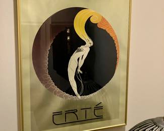 Framed Erte poster