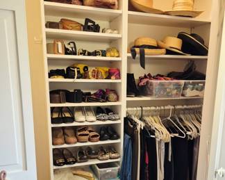 Vintage women's clothing, hats, shoes, scarves 