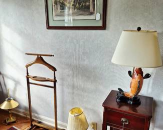 Vintage valet stand 
